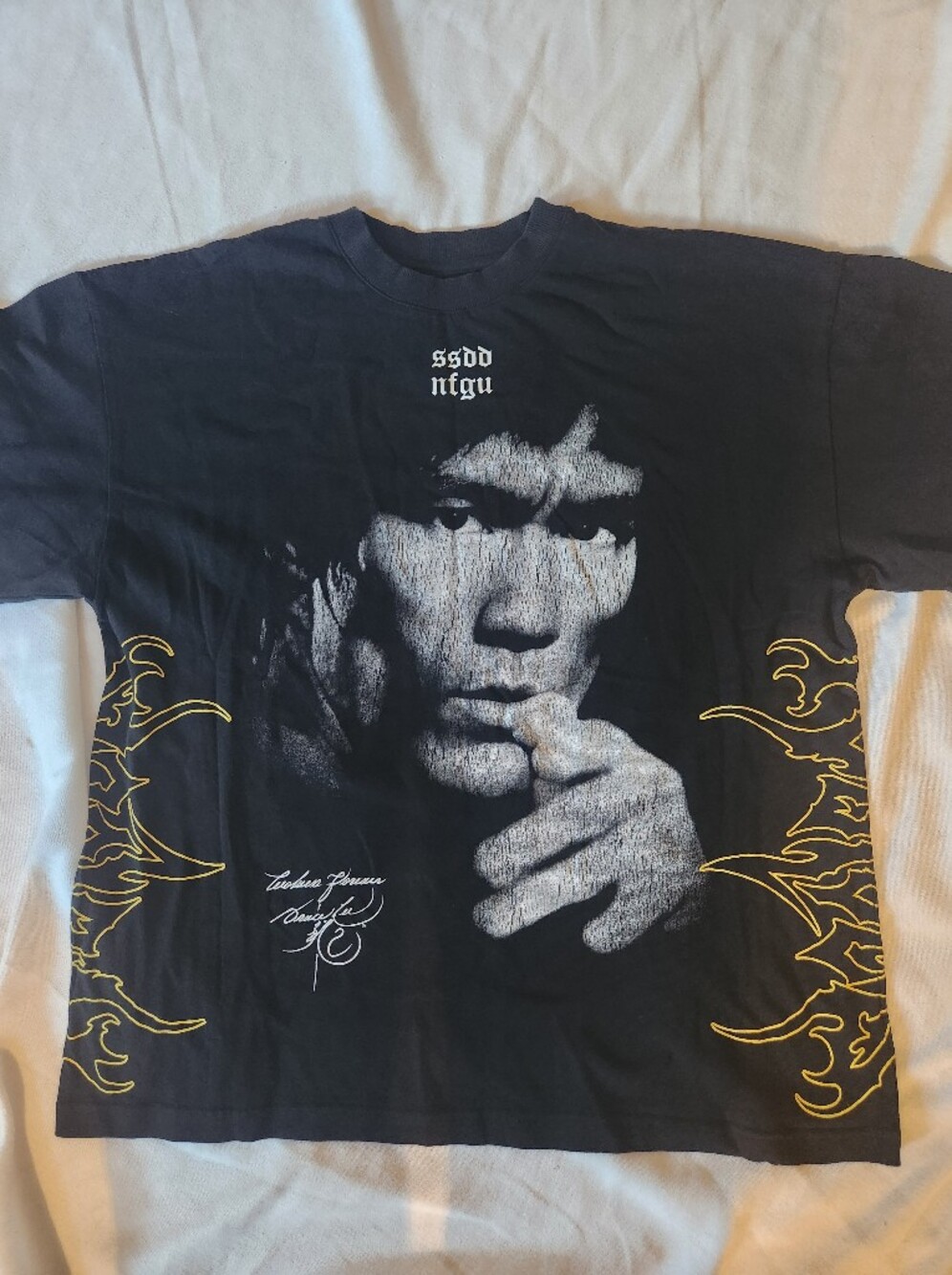 Darc Sport x Bruce Lee Limited Edition Graphic T-Shirt Black Large 625/1000